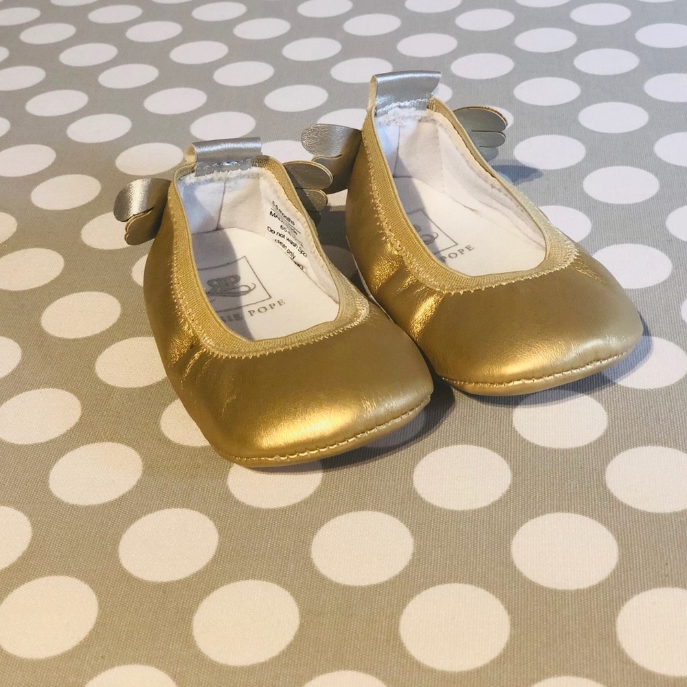 🎈2 for $20🎈Shoes-Rosie Pope Baby Girl Crib Shoes - Picture 2 of 3